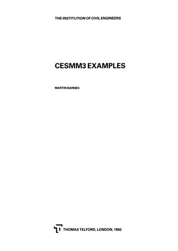 CESMM3 examples