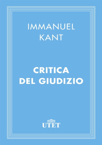 Critica del giudizio