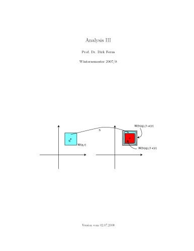 Analysis III [Lecture notes]