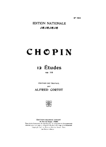 12 Études op. 10