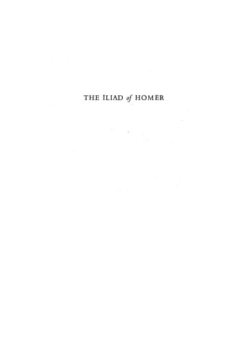 The Iliad of Homer