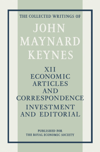Economic Articles and Correspondence: Investment and Editorial