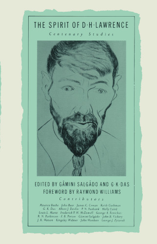 The Spirit of D. H. Lawrence: Centenary Studies