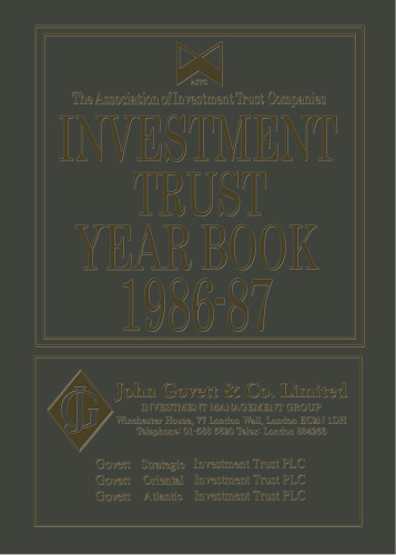 Investment Trust Year Book 1986–87