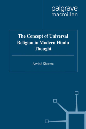 The Concept of Universal Religion in Modern Hindu Thought