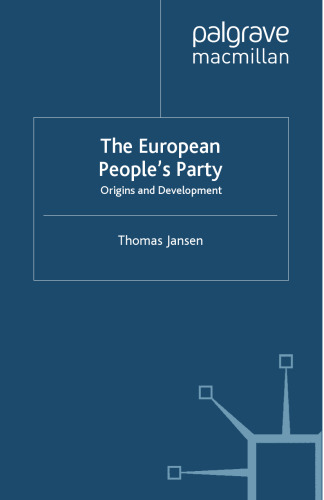 The European People’s Party: Origins and Development