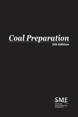 Coal Preparation (5th Edition)