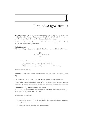 Der A*-Algorithmus [Lecture notes]