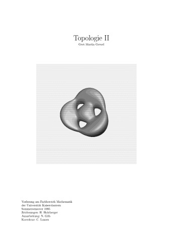 Topologie II [Lecture notes]