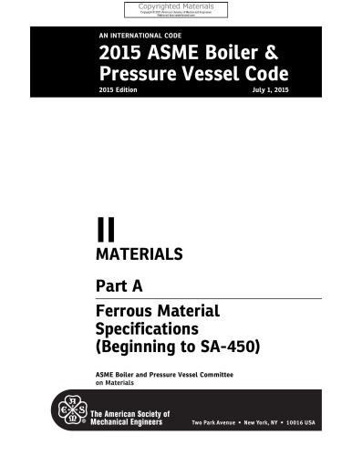 دانلود کتاب 2013 ASME boiler & pressure vessel code an international code