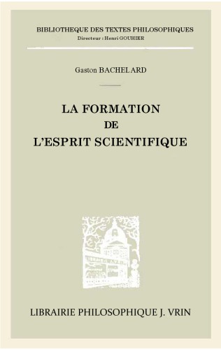 La formation de l’esprit scientifique