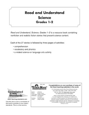 Read and Understand Science, Grades 1-2