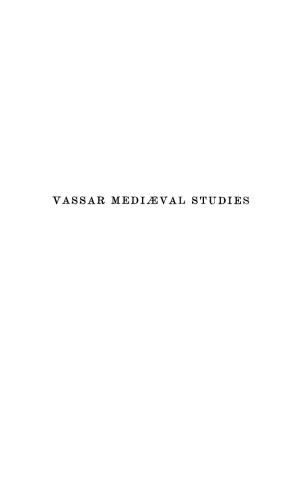 Vassar mediaeval Studies