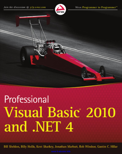 Professional Visual Basic 2010 and .NET 4