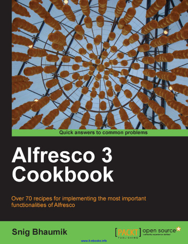 Alfresco 3 Cookbook