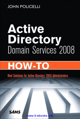 Active Directory Domain Services 2008 How-To