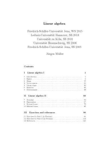 Linear Algebra