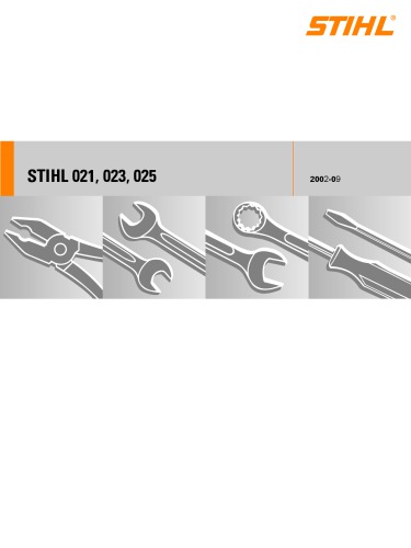 Manuel d’atelier STIHL 021, 023, 025