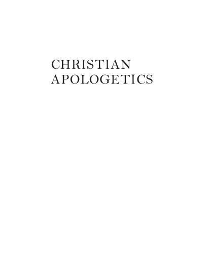 Christian Apologetics : An Anthology of Primary Sources