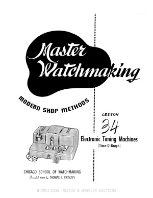 Master Watchmaking Lesson 34