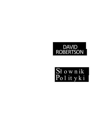Słownik polityki