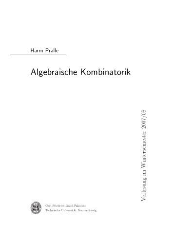 Algebraische Kombinatorik