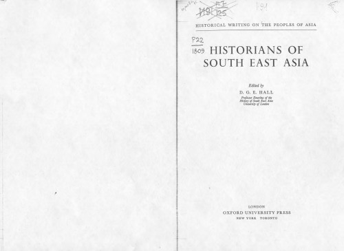 Historians of South East Asia