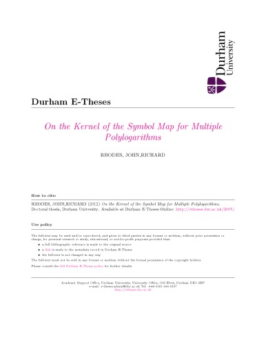 On the Kernel of the Symbol Map for Multiple Polylogarithms