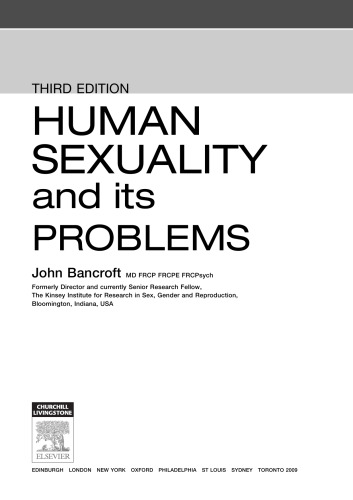 Human Sexuality and Its Problems