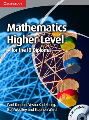 Mathematics for the IB Diploma: Higher Level