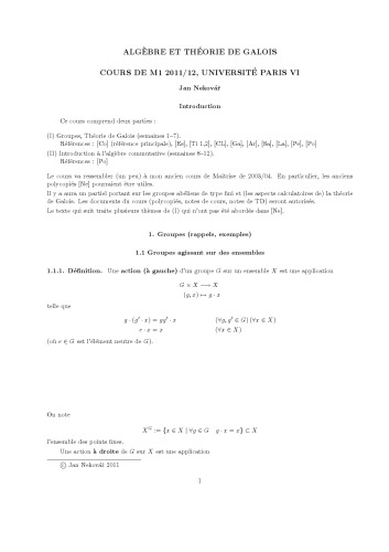 Introduction à la théorie de Galois et la géométrie algébrique: Part Ib, Compléments à la théorie de Galois [Lecture notes]