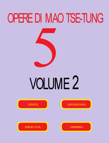 Opere di Mao Tse-tung (Volume n° 2)