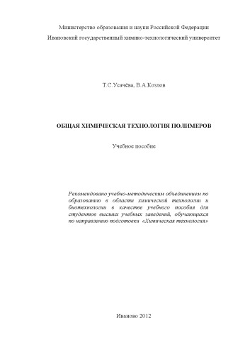 общая химическая технология полимеров. Учебное пособие