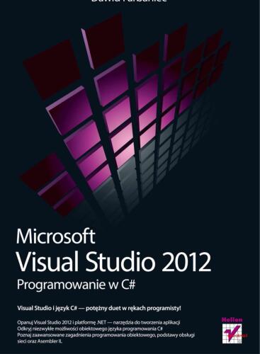 Microsoft Visual Studio 2012. Programowanie w C#