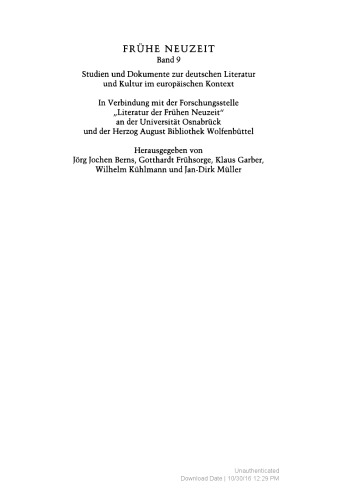 Faustus on Trial: The Origins of Johann Spies’s ’Historia’ in an Age of Witch Hunting