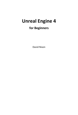 Unreal Engine 4 for Beginners