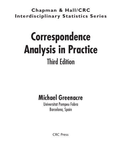 Correspondence Analysis in Practice