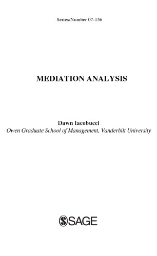 Mediation Analysis