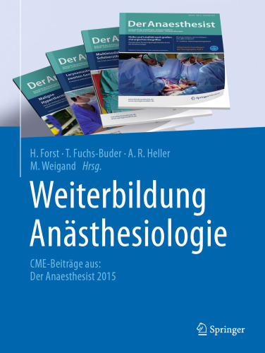 Weiterbildung Anästhesiologie: CME-Beiträge aus: Der Anaesthesist 2015