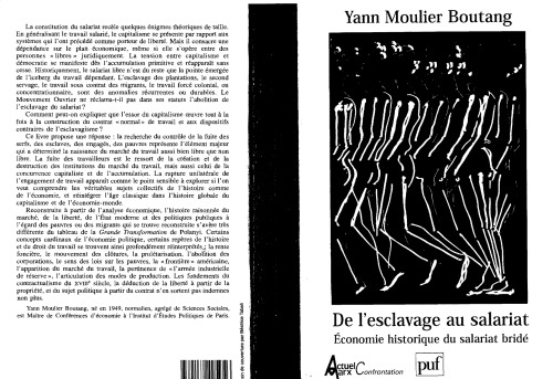 De l’esclavage au salariat: Économie historique du salariat bridé