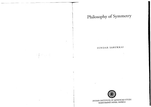 Philosophy of Symmetry