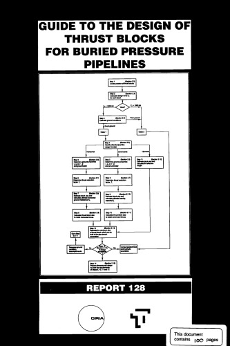 CIRIA Guide To The Design Of Thrust Blocks For Buried Pressure Pipelines