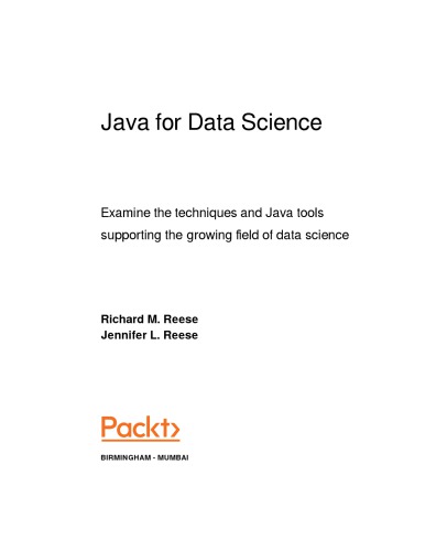 Java for Data Science