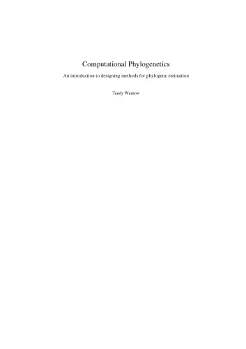 Computational Phylogenetics: An introduction to designing methods for phylogeny estimation [draft]