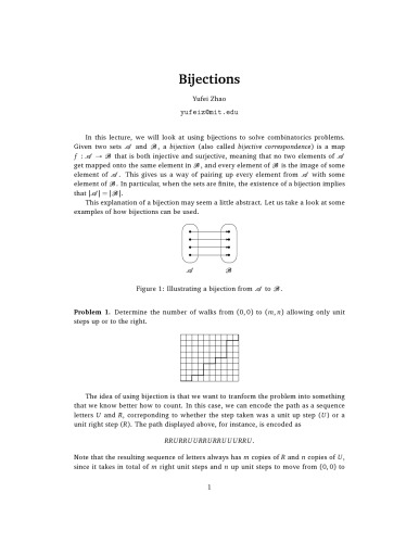 Bijectons [expository notes]