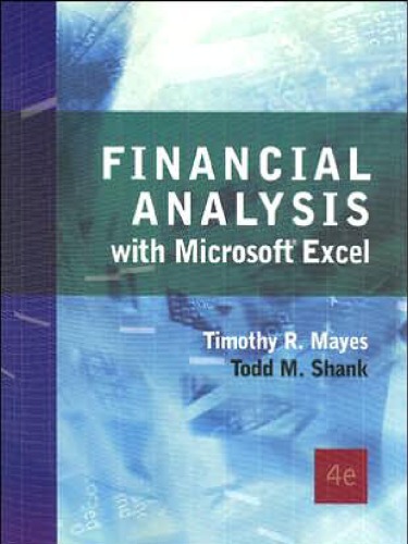 Financial analysis with Microsoft Excel 2002