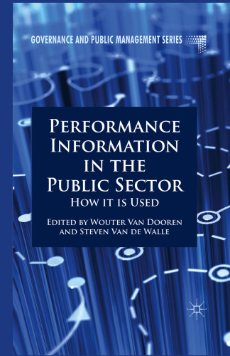 Performance Information in the Public Sector: How it is Used