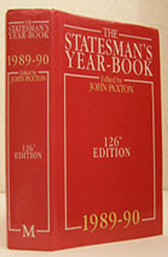 The Statesman’s Year-Book: Statistical and Historical Annual of the States of the World for the Year 1989–1990