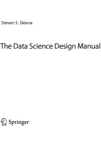 The Data Science Design Manual