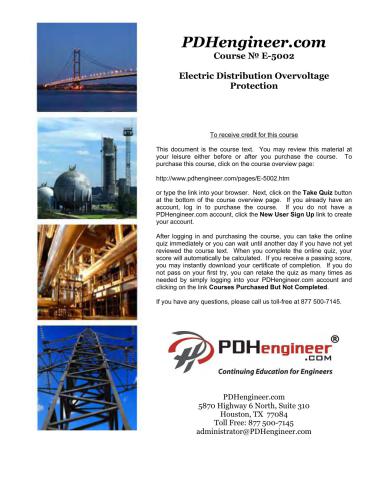 Electric Distribution Overvoltage Protection